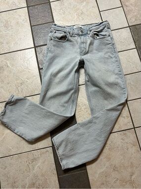 Abercrombie & Fitch Light Blue Relaxed Jeans